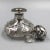 Silver Antique Art Nouveau Glass Bottle with Sterling Silver Overlay, USA, 1900s For Sale - Image 8 of 11