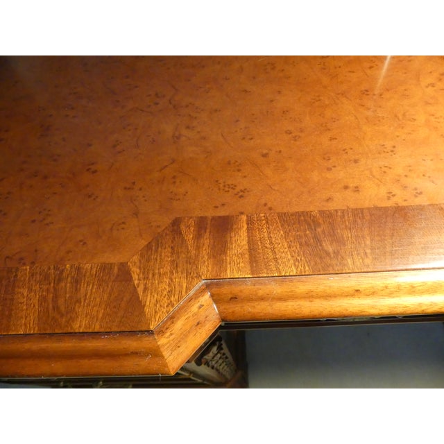 Early 20th Century Georgian Style Double Pedestal Mahogany Partners Desk For Sale - Image 4 of 11