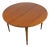 Extendable Round Teak Dining Table, 1960s For Sale