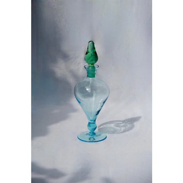 Vintage Murano Glass Bottle by Nason, Italy, 1980s For Sale - Image 7 of 7