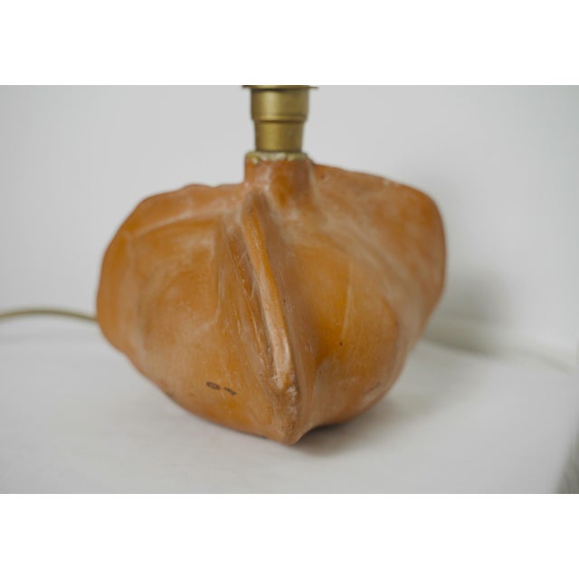 Ceramic Tim Orr Sculpture Lamp in Neutral Terracotta, 1970s For Sale - Image 12 of 17