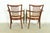 Paul McCobb Style Mid-Century Modern Sculpted Walnut Spindle Back Armchairs, Pair For Sale - Image 11 of 13