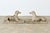 Early 20th Century English Pair of Cast Stone Whippet Garden Statues For Sale - Image 9 of 12
