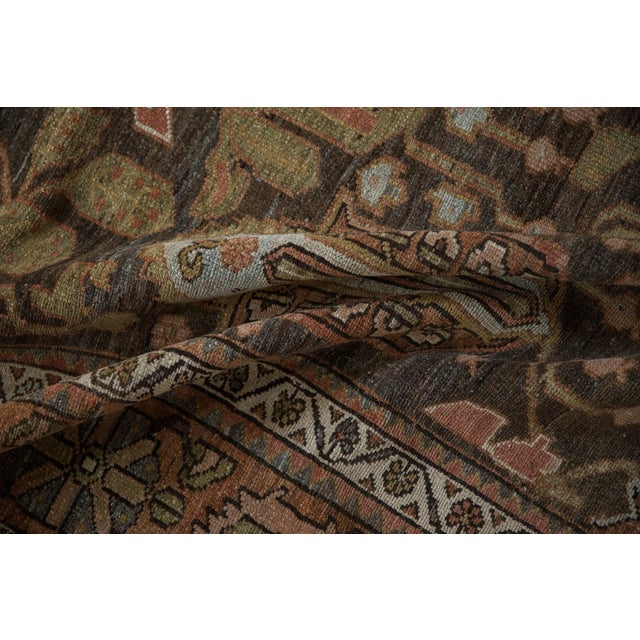 1940s Vintage Distressed Bakhtiari Carpet - 7'4" x 10'3" For Sale - Image 5 of 10