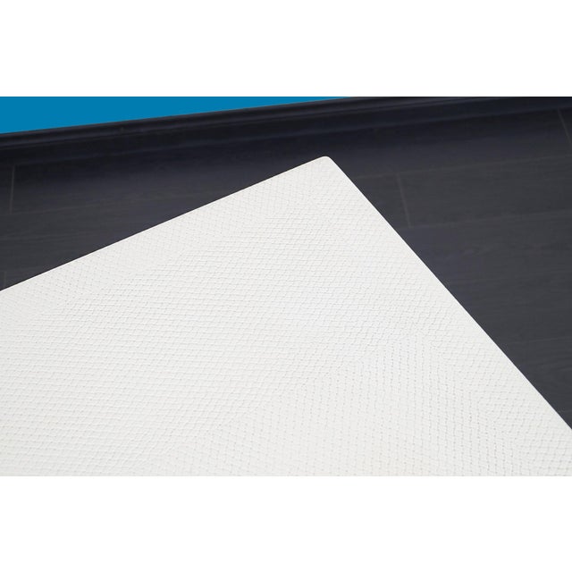 Vintage Embossed Leather Desk by Karl Spinger For Sale - Image 11 of 13