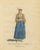 Jefferys, Greek Lady of Pera, Ottoman Costume, Hand-Colored Engraving, 1749 For Sale