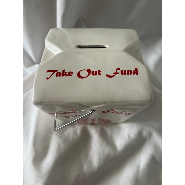 Vintage Chinese Take Out Box Ceramic Bank Chairish