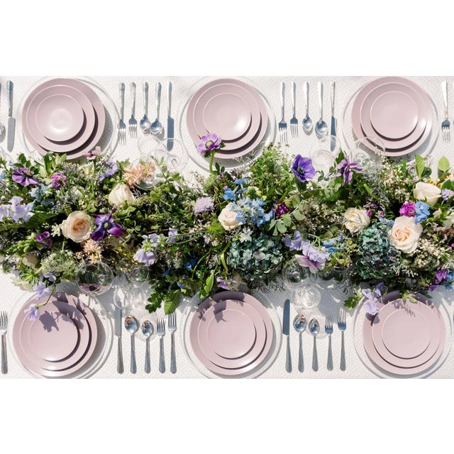 Casa Fina Ceramic Dinnerware - Misty Lilac Salad Plate, Set of 4 For Sale - Image 4 of 4
