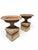 Impressive pair of monumental terracotta kraters inspired by the great ceremonial vessels of Ancient Greece. Crafted...