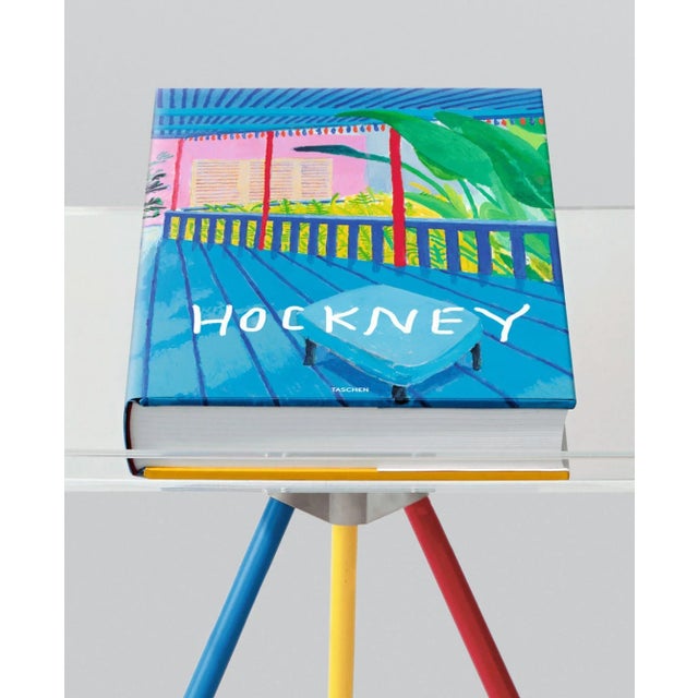 Autographed David Hockney "A Bigger Book" Painting Collection with Book Stand Collector's Edition For Sale - Image 13 of 13