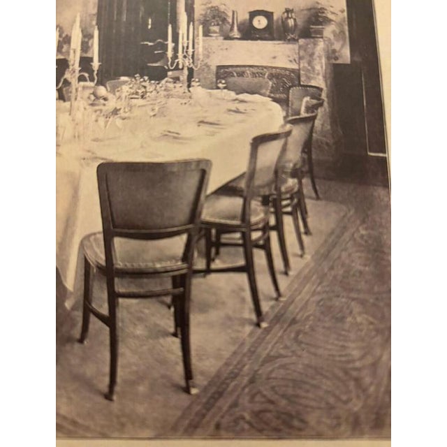 Set of 6 Art Nouveau Chairs by Robert Fix, Portois & Fix This piece is attributed to the mentioned designer/maker. It has...