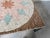 1980s 1980’s Vintage Floral Medallion Design Mosaic Top Coffee Table With Green Painted Iron Base/Sold For Sale - Image 5 of 12