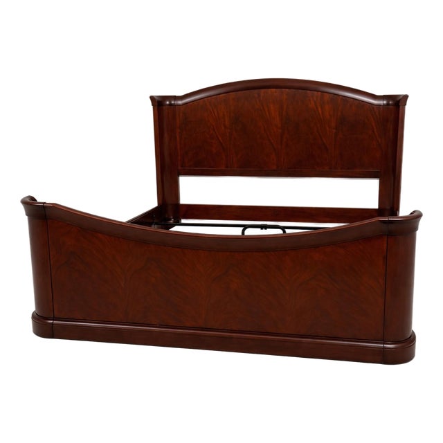 Henkel Harris Flame Mahogany King Size Bed For Sale