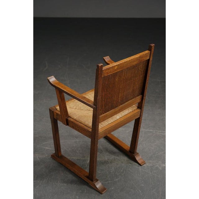 Brown Antique Side Chairs, Set of 4 For Sale - Image 8 of 18