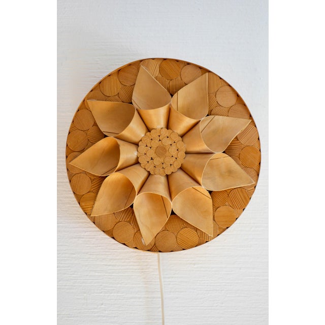Swedish Handmade Wooden Sconces, Set of 2 For Sale - Image 10 of 16