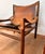 Vintage Buffalo Leather Safari Armchair in Oak Frame, 1970s, Set of 2 For Sale - Image 6 of 9