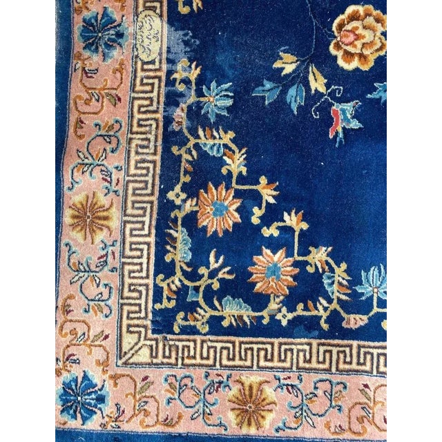 Vintage Hereke Chinese Design Rug For Sale - Image 4 of 18