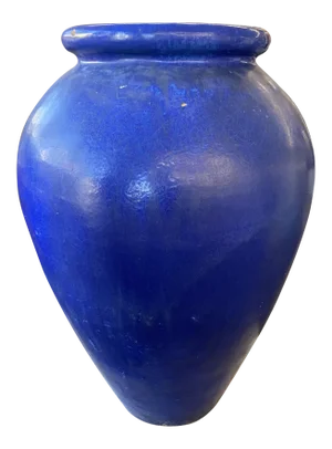 Gladding McBean 1920s Baltic Blue Vessel Vase