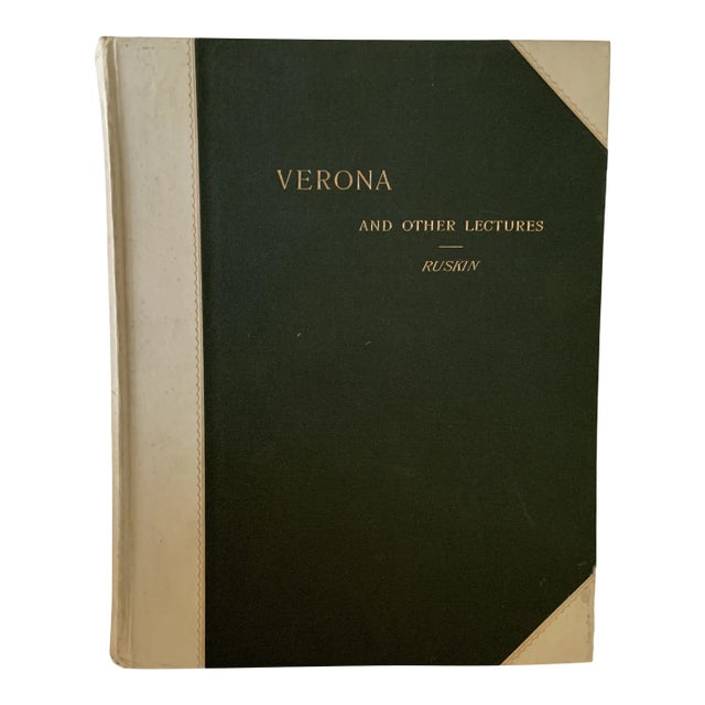 1894 John Ruskin Verona and Other Lectures Book For Sale