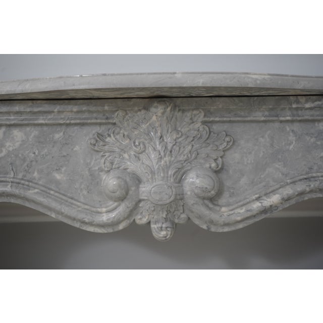 Italian Marble Fireplace Surround For Sale - Image 12 of 14