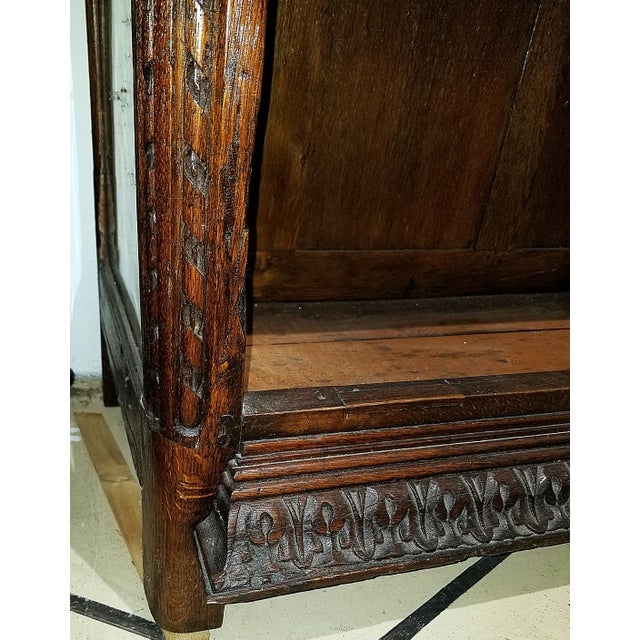 Wood 18c French Country Biblioteque Bookcase For Sale - Image 7 of 8