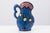 Postmodern Kathryn Youngs Flat Pitcher Ceramic Vase 1990 Signed Hand Painted Art Pottery For Sale - Image 3 of 9
