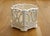 Small Art Nouveau openwork pot, suitable for letters or napkins. Diamond-shaped, with a Neo-Gothic/Art Nouveau...