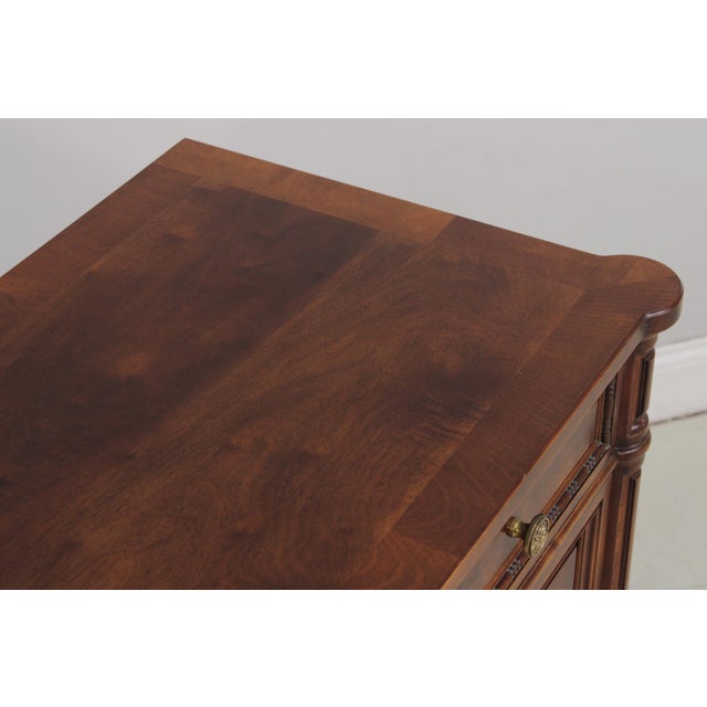 Henredon Villa Borghese 9 Drawer Walnut Dresser For Sale - Image 10 of 17