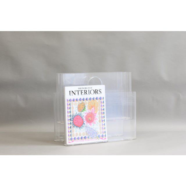 Mid-Century Modern Magazine Rack by Giotto Stoppino for Kartell, 1960s For Sale - Image 3 of 9