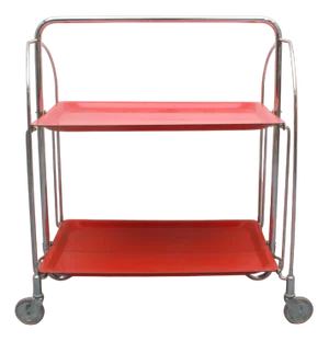 Foldable Serving Cart from Dinett, 1970s