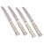 Fruit Knives in Sterling Silver and Stainless Steel by Evald Nielsen, 1930s, Set of 4 For Sale - Image 6 of 6