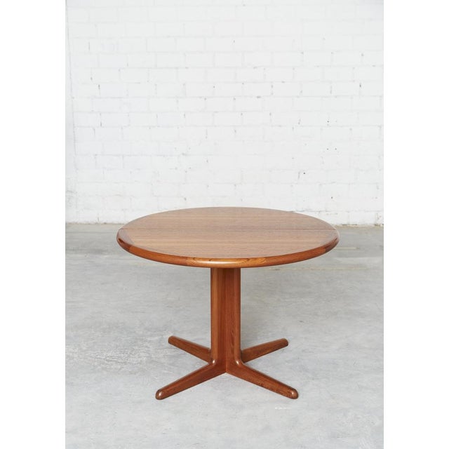 Mid-Century Teak Dining Table attributed to Falster Møbelfabrik, 1960s For Sale - Image 10 of 10