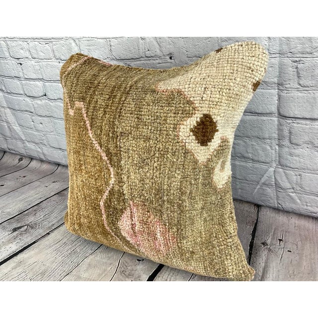 Vintage Pillow Case Turkish Rug Pillow Decorative Rug Pillow Dry cleaning only. PILLOW INSERT IS NOT INCLUDED