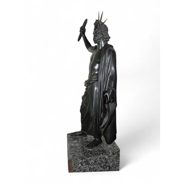 Sculpture of Jupiter, 18th Century, Bronze For Sale - Image 14 of 18