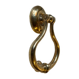 Vintage Brass Door Knocker For Sale