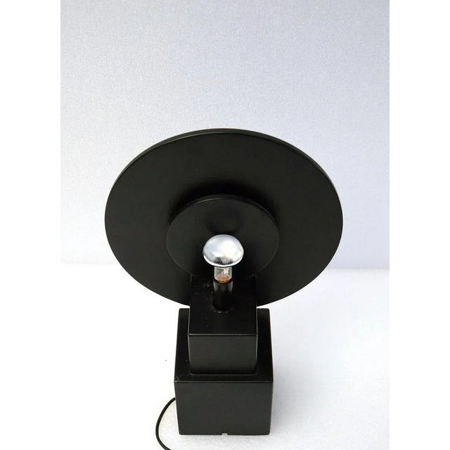 Wood Italian Table Lamp in Wood by Gruppo Enne, 1970s For Sale - Image 7 of 10