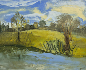 Monika Rossa, Landscape, 2025, Oil on Canvas