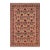 Ikat Floral 1990's Pak-Persian Black/Red Wool Rug - 6'0'' X 9'5'' For Sale
