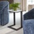2020s Kenora White Marble Accent Table For Sale - Image 5 of 11