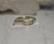 Contemporary Vintage Artisan Hand Crafted Sterling Silver 14k Gold Modern Ring Sz 5.75 For Sale - Image 3 of 17