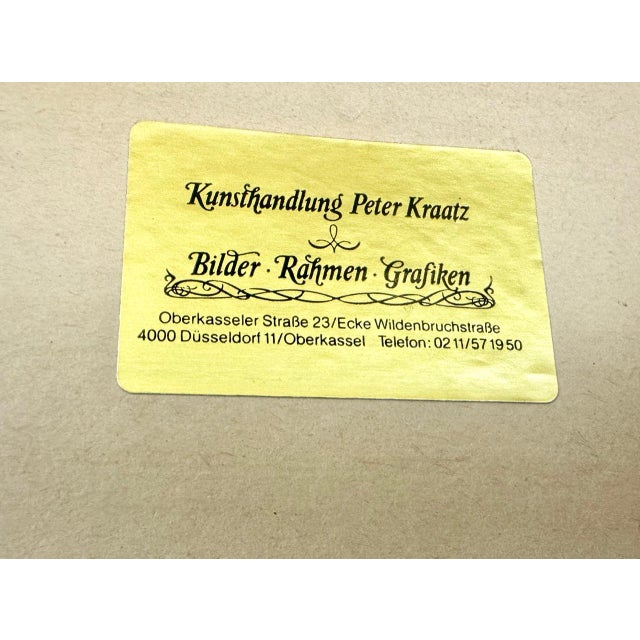 Konrad Horny after Carl Wolff, Todenwarth, Im Helltal, Color Etching on Paper, 18th Century, Framed For Sale - Image 8 of 11