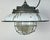 Glass Industrial Grey Enamel Factory Cage Pendant Lamp in Cast Iron from Zaos, 1960s For Sale - Image 7 of 18