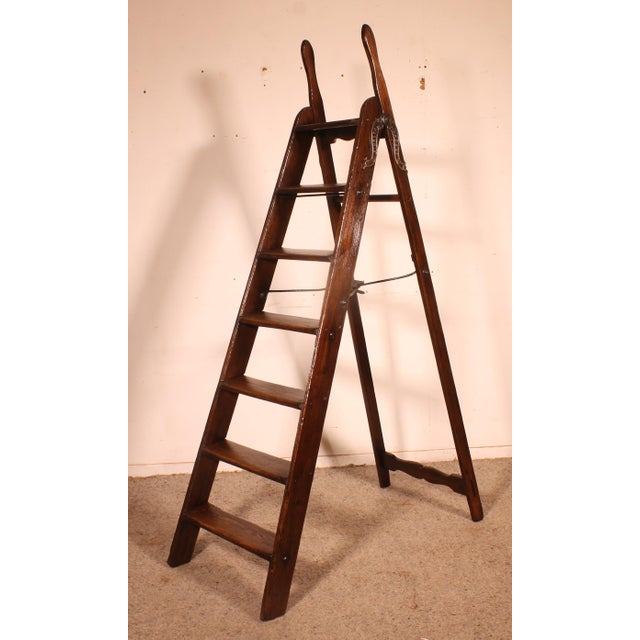 19th Century Library Ladder, 1890s For Sale - Image 12 of 12