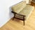 Beautiful vintage three-seater sofa from the 80s with removable cushions. Features long pile fabric in khaki and dark...