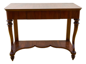 Antique Walnut Console Table, 1800s