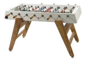 RS Barcelona RS3 Indoor/Outdoor Wood Foosball Table, White