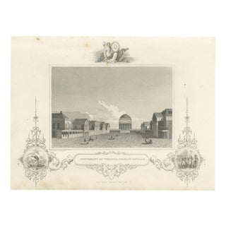 University of Virginia, 1850, Paper For Sale