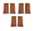 Textile 1960s Vintage Mid Century Modern Drapery Panels - Set of 6 For Sale - Image 7 of 7