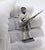 1970s Vintage Italian Genuine Silver 1911 Royal Navy Sailor Combat Rare Figurine Made in Milan For Sale - Image 5 of 13