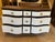 A striking mid-century classic, Drexel Travis Court Dresser. This vintage 1940s–1950s nine-drawer dresser is crafted by...